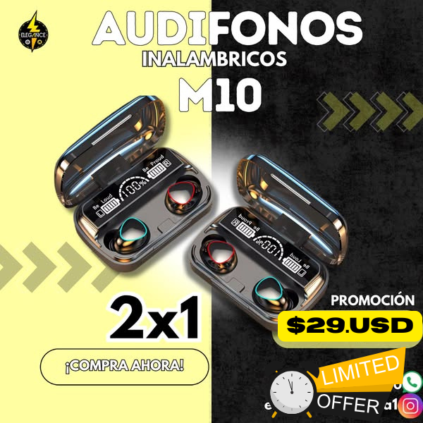 2X1 Audífonos Sumergibles Profesionales IM PRO® con power bank ( Pagas 1 lleva el segundo GRATIS)
