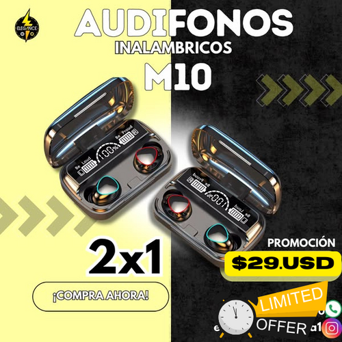 2X1 Audífonos Sumergibles Profesionales IM PRO® con power bank ( Pagas 1 lleva el segundo GRATIS)