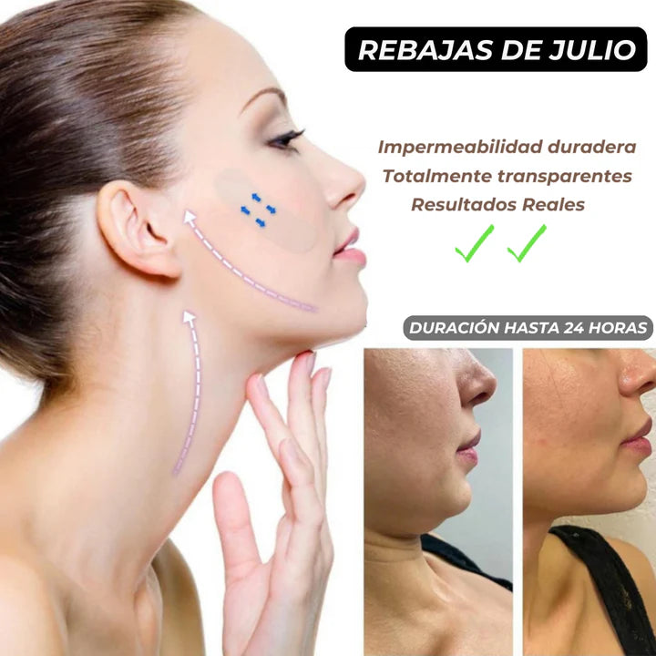 (PACK 40 Unidades Reutilizables) Tiras de Lifting facial efecto Natural "Buena Cara" l BeautySide™