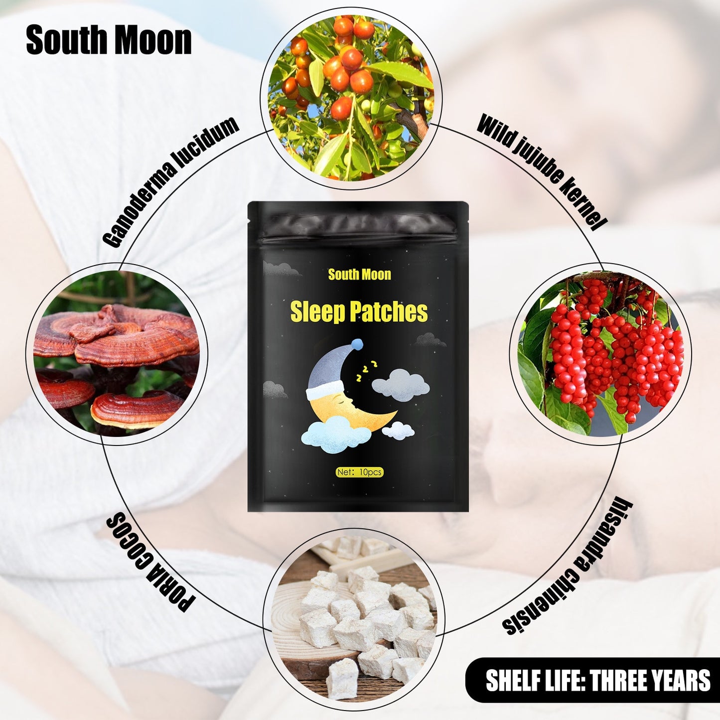 SouthMoon® Parches para Dormir originales Naturales | Oferta2x1 (Paga 1 paquete lleva 2) 24 parches reutilizables + Pago Contraentrega y Envío Gratis