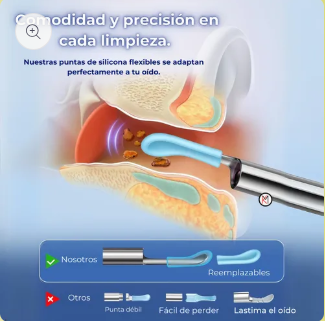 “Limpiador de Oídos con Cámara HD – Seguridad y Precisión en Casa” Pago contraentrega y envio gratis en todo Panamá