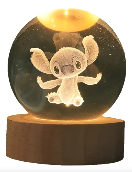 (Oferta 2x1) Lampara mágica 3D Cristal original + Base de madera fina de regalo, Pide una llevas dos | Pago contra entrega y envió gratis en todo PANAMÁ!