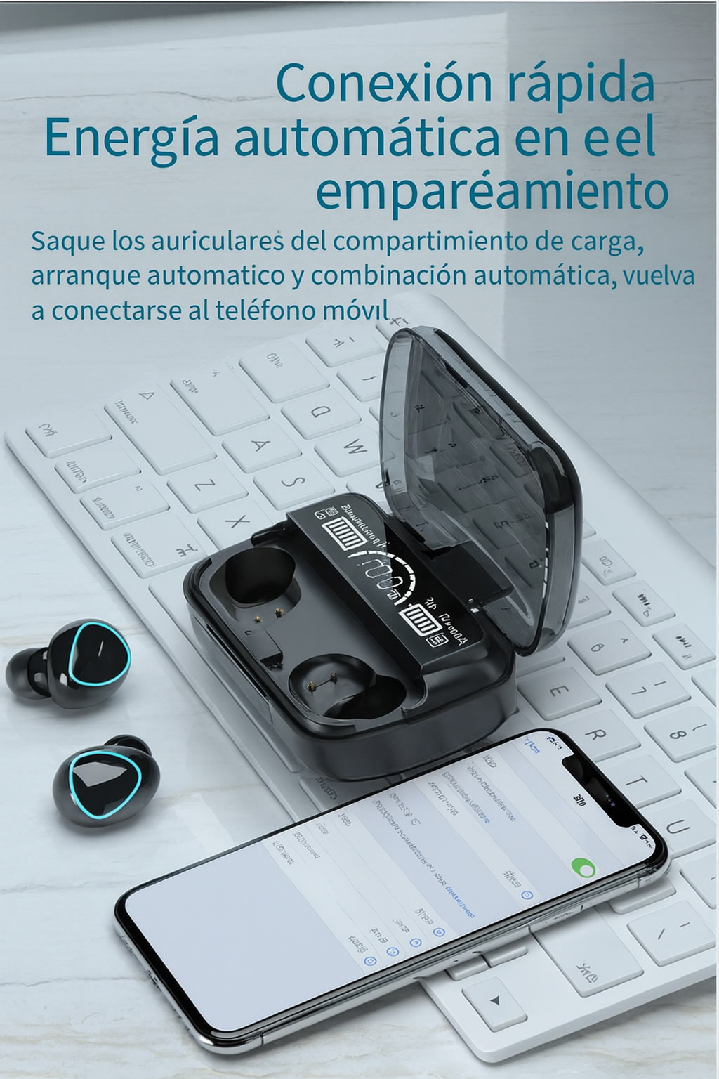 🎧 Auriculares a prueba de agua Oferta 3x1 pide 1 lleva 3 par de audífonos | Tienen integrado Power Bank para cargar celular | Pago contra entrega y envió totalmente gratis