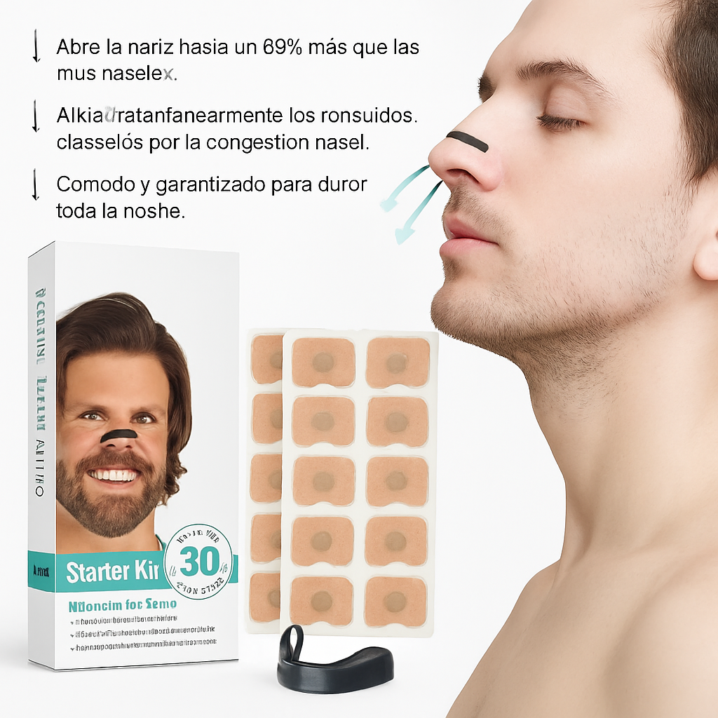 Starter® Kit 30 unidades + 30 de regalo HOY | Dilatador Nasal Magnético Original