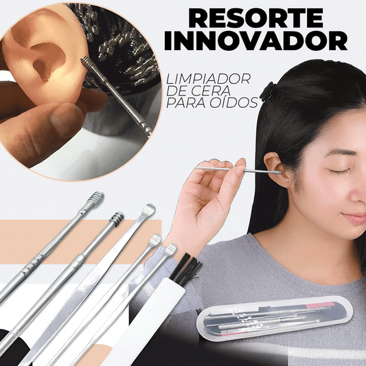 Kit limpiador de oídos-Seguridad + 3 Pinzas de regalo adicional + Funda de regalo y Paga Contraentrega Envío Gratis (Copy)