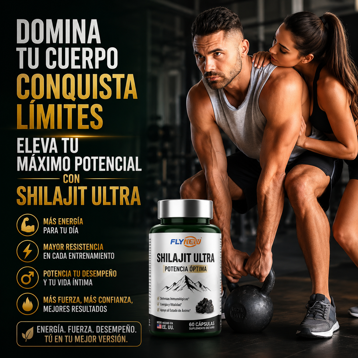 (55% DESCUENTO) Shilajit Ultra™ Energía y Rendimiento Extremo