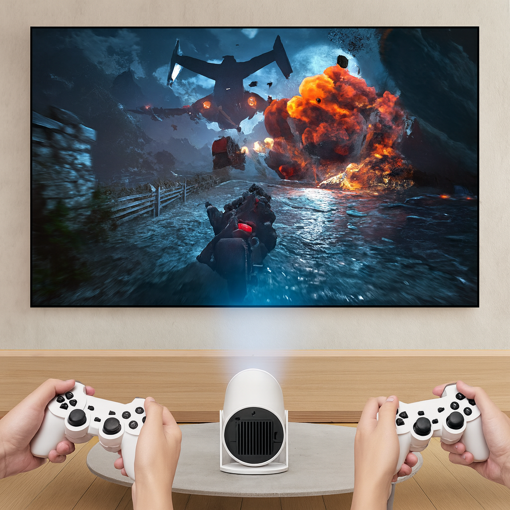 Proyector M300 Max + 2 Controladores Inalámbricos importado!!!! Pago contra entrega y envió totalmente gratis en todo Panamá....