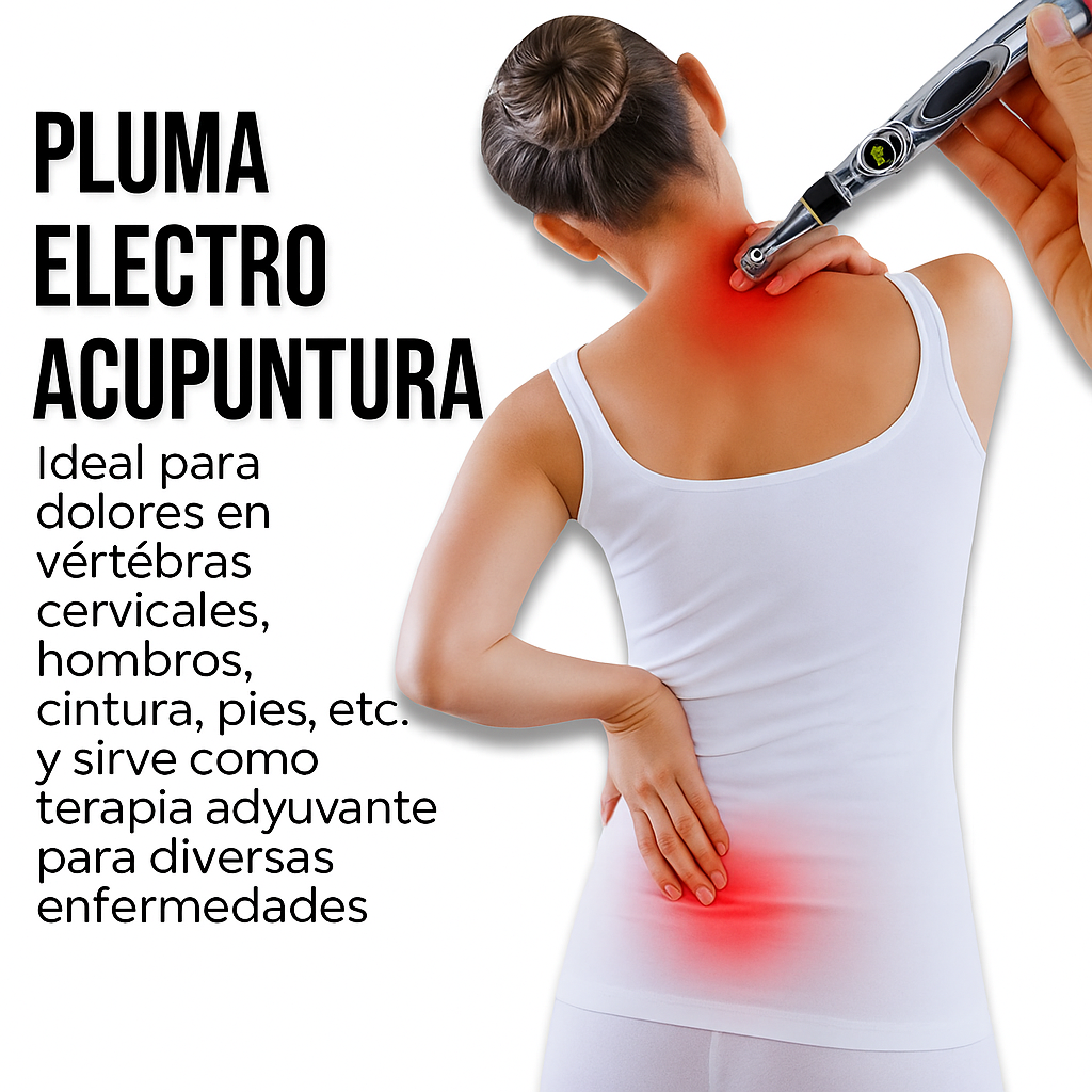 Pluma Acupuntura Eléctrico | Quita papada y arrugas en 30 días | Incluye 3 Cabezales, manual de uso y más ...Pago contra entrega y envió en Panamá!!!!
