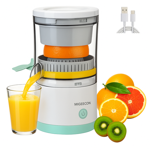 JuiceFast ® Maquina Original Eléctrica Portátil | Exprime todo en 3 segundos, obtén vitaminas y salud tomando jugo