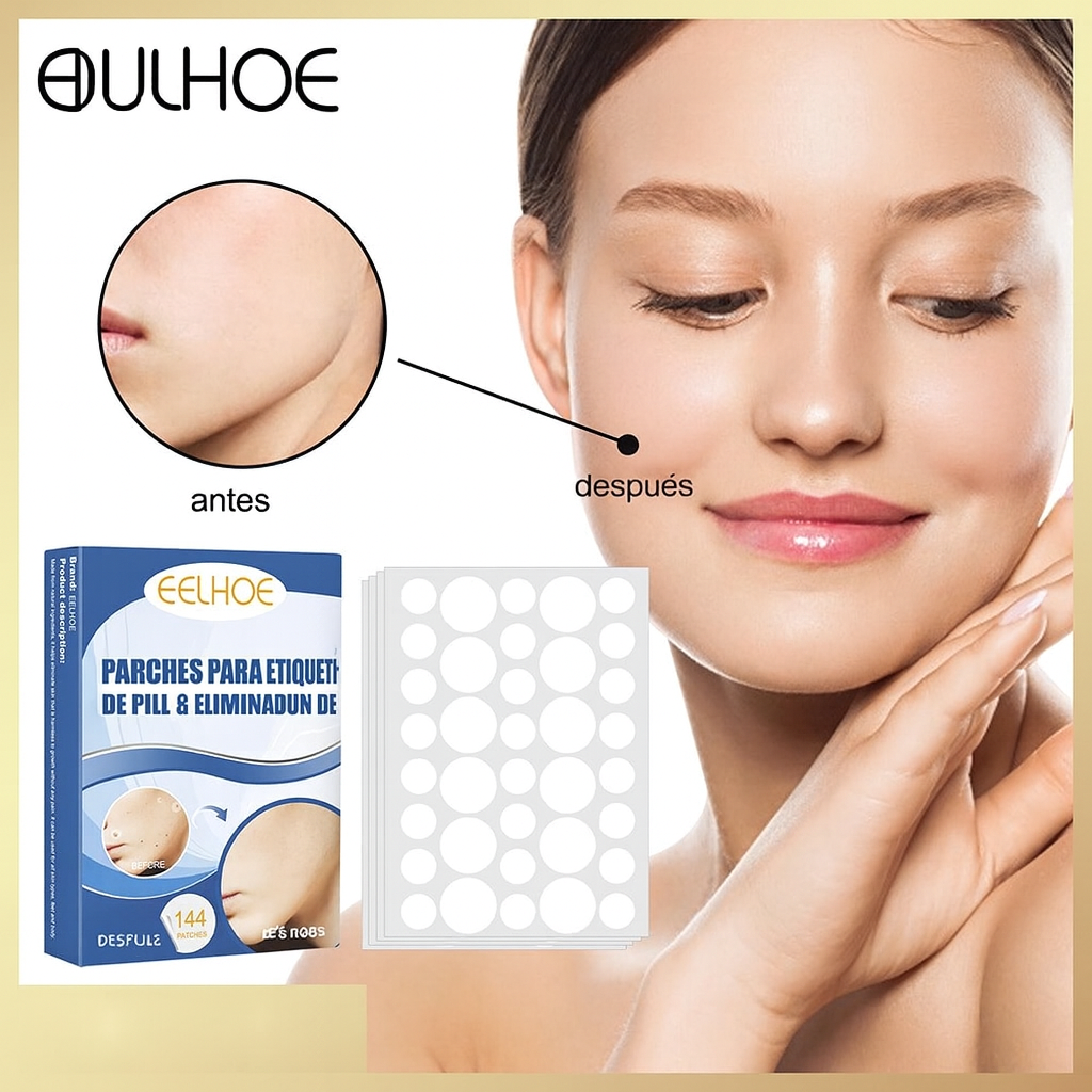 🌿 EELHOE Parches Naturales para Eliminar Verrugas y Lunares – 144 Piezas... PAGO CONTRA ENTREGA Y ENVIÓ GRATIS EN PANAMÁ...