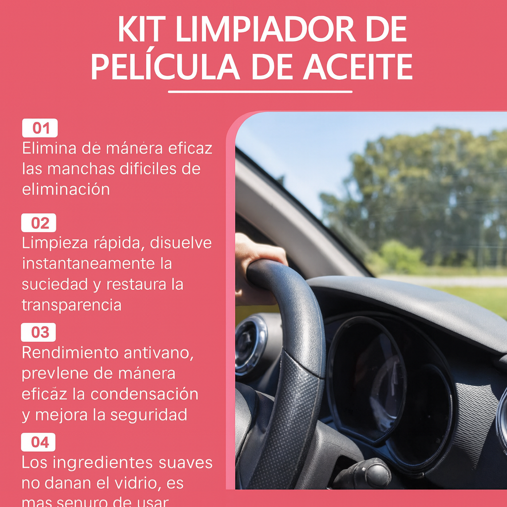 🚘 Limpiavidrios Antiempañante Hidrofóbico para Autos + Liquido anti empañante de regalo | PAGO CONTRA ENTREGA Y ENVIÓ GRATIS A TODO PANAMÁ....
