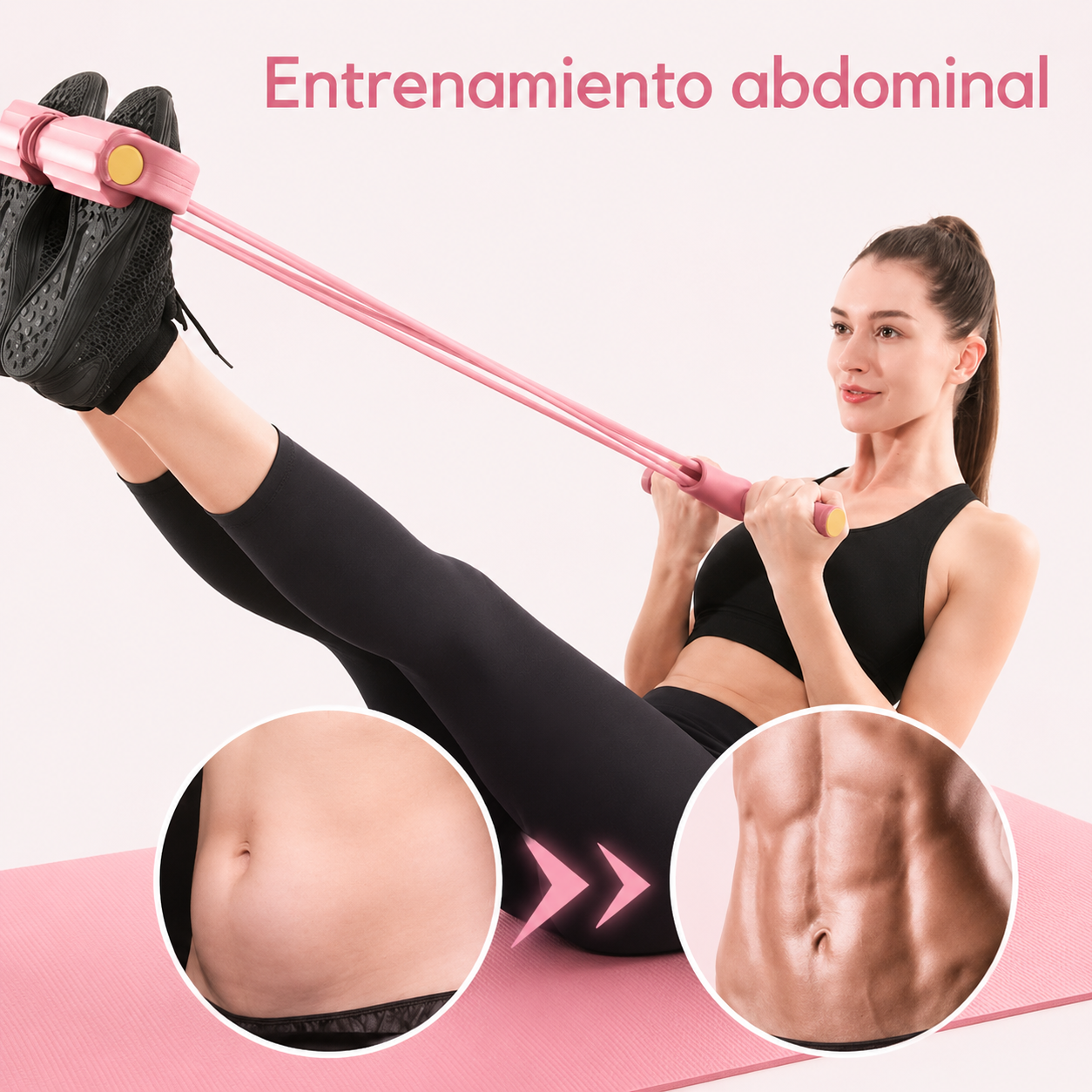 (67% DESCUENTO) Kit Fitness™ Glúteos Firmes + Abdomen + Piernas