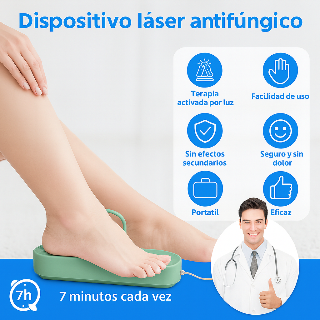 Dispositivo Laser Eliminador de hongos en 2 Semanas Pagocontraentrega y envio gratis en Panamá