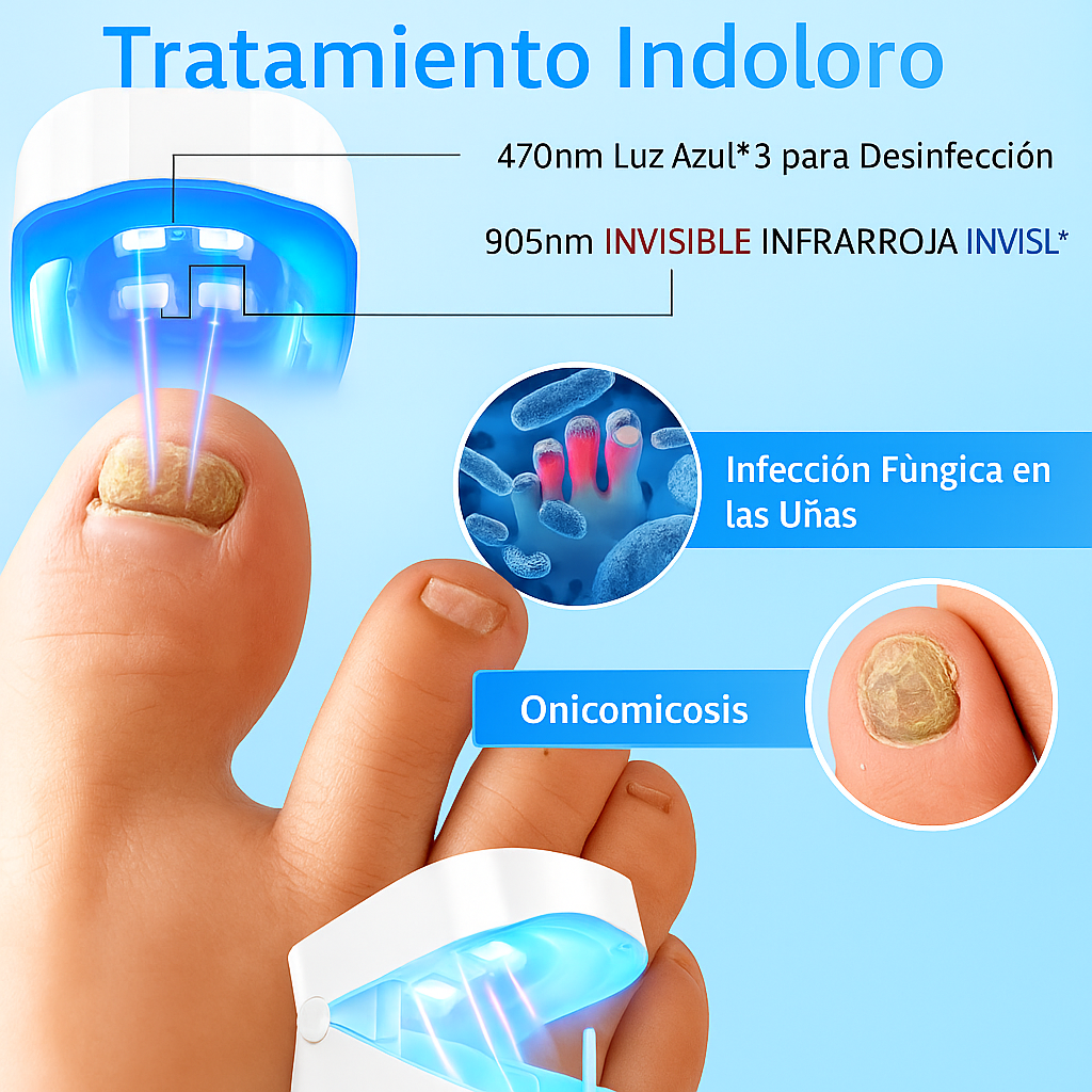 Dispositivo Laser Eliminador de hongos en 2 Semanas Pagocontraentrega y envio gratis en Panamá