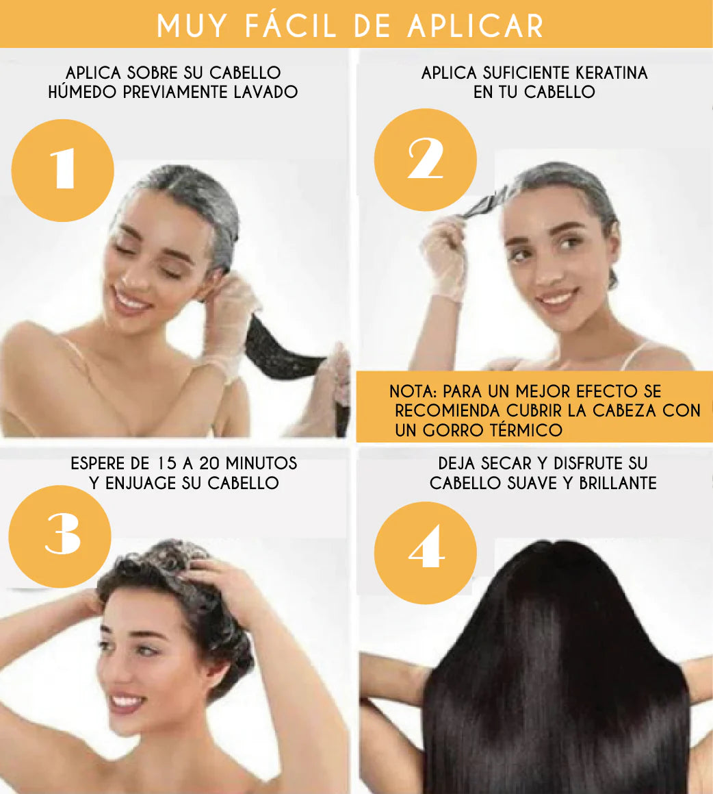 Alisa, Brilla Y rejuvenece cabello en 3 Minutos KARSEEL® + Envió gratis y Contraentrega
