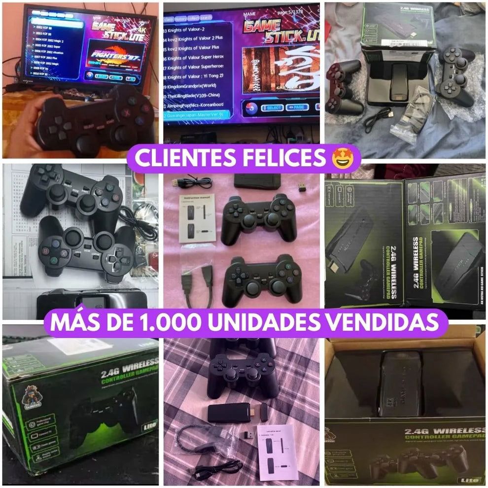 Consola Retro Sticky Original +1000 Juegos