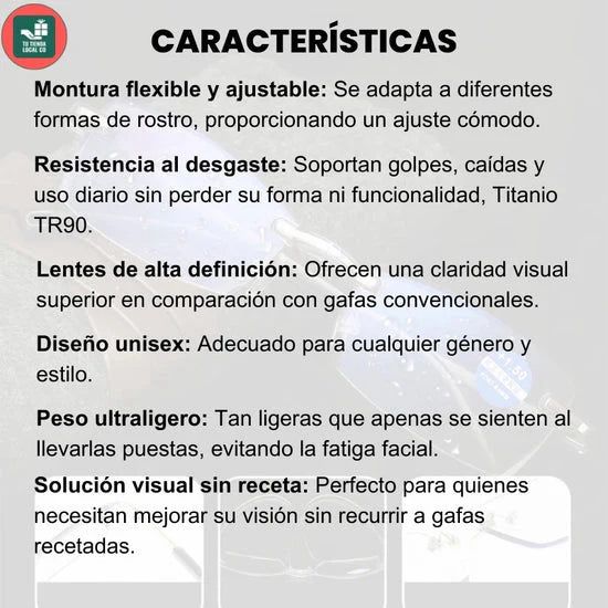 Lentes Bifocales con Filtro Protección UV400 Enfoque Automático (PROMOCION 2X1) + Contraentrega y Envío gratis