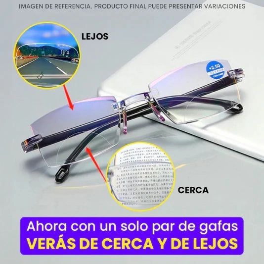 Lentes Bifocales con Filtro Protección UV400 Enfoque Automático (PROMOCION 2X1) + Contraentrega y Envío gratis