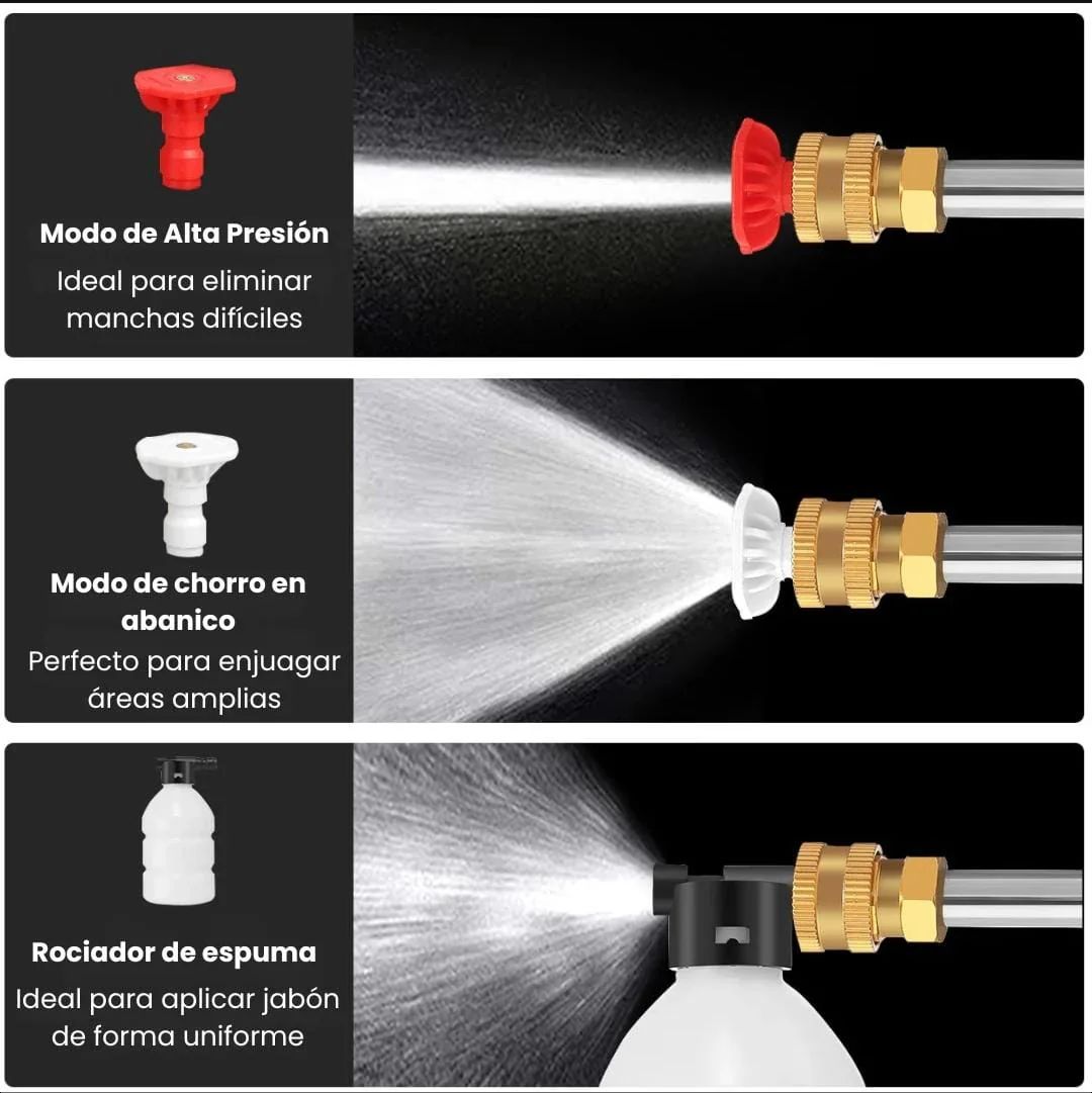 Wash® Hidro lavadora De Hiper Alta Presión Portátil Lava en 3 Minutos + Contraentrega y Envío gratis