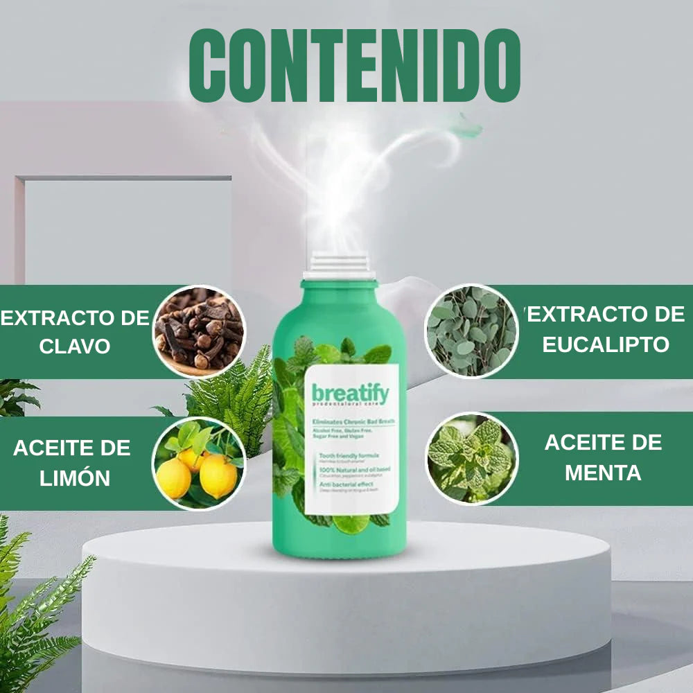 Breatify Eelhoe® Spray Boca Fresca por 72 Horas (2x1 oferta)| Envio gratis y Pago Contraentrega