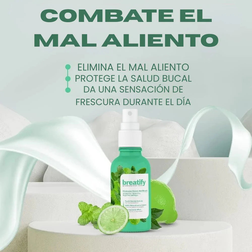 Breatify Eelhoe® Spray Boca Fresca por 72 Horas (2x1 oferta)| Envio gratis y Pago Contraentrega