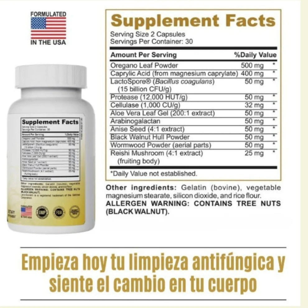 (55% DESCUENTO) Candida Cleanse™ | Apoya el Equilibrio Intestinal y el Bienestar Digestivo