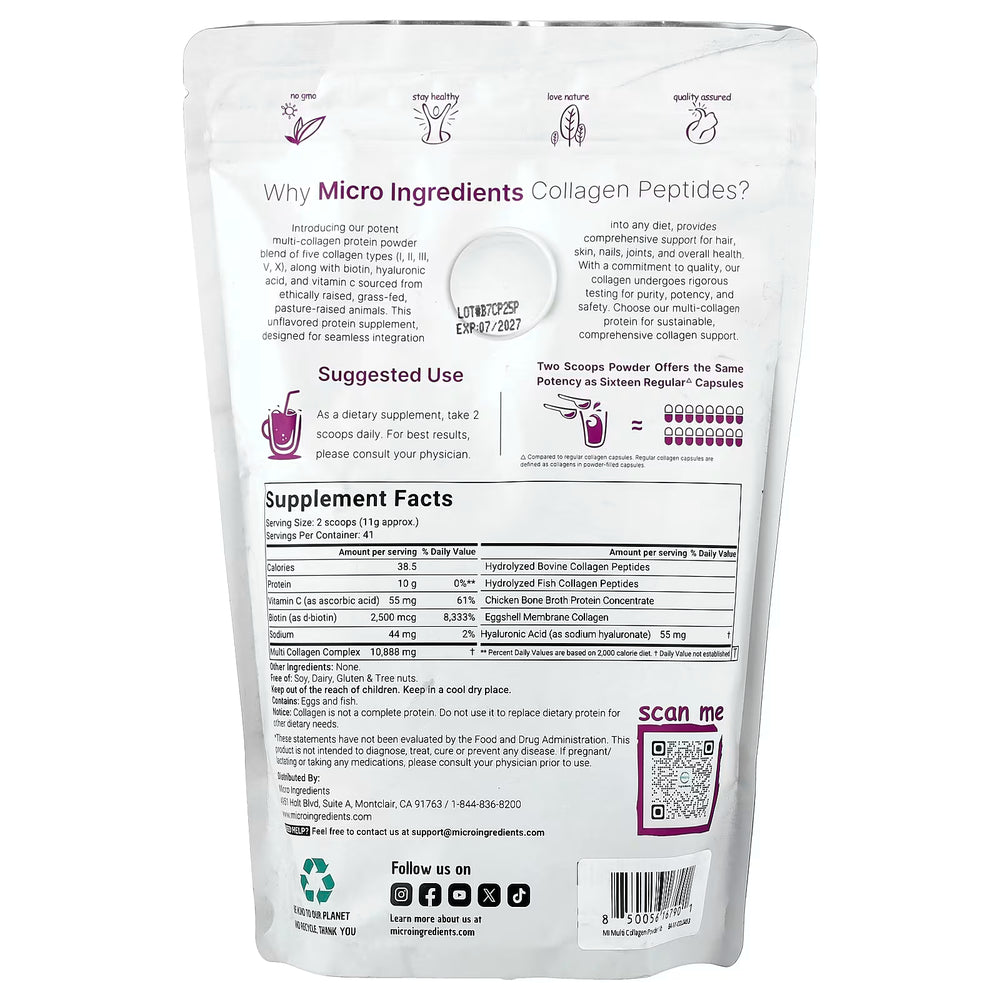 (55% DESCUENTO) Multi Collagen Peptides™ | Apoya tus Articulaciones, Fortalece tu Piel y Recupera tu Vitalidad Natural 1 LIBRA