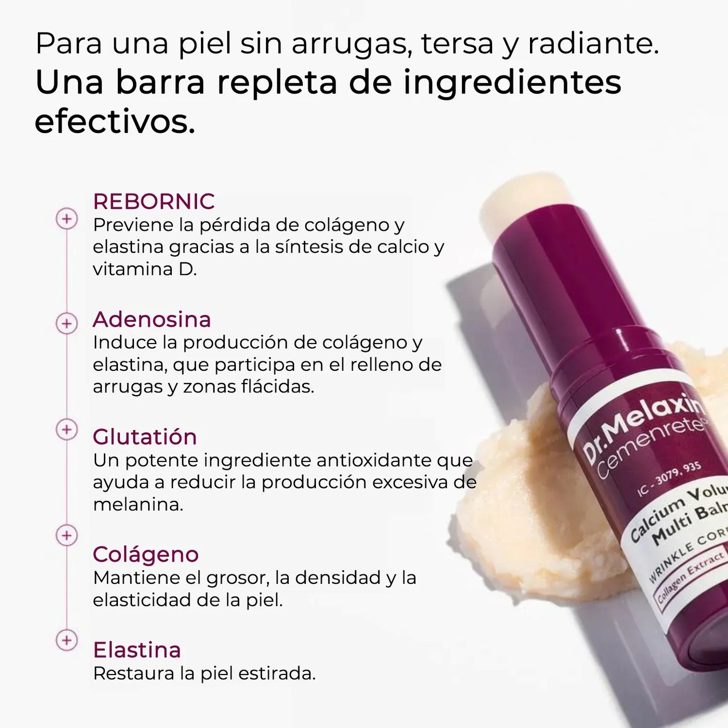 Dr.Melaxin™ Stick Antiarrugas con Colágeno | Piel Firme + Reducción de Líneas