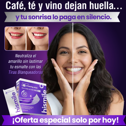 (2x1) Obsessive Hismile™ – Sonrisa Blanca + Eliminación de Manchas + Resultados en Días