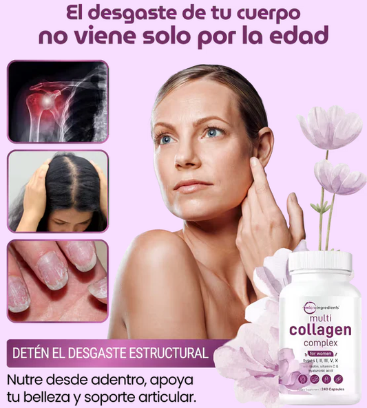 (2x1) Multi Collagen™ – Piel Firme + Cabello Fuerte + Rejuvenecimiento Total