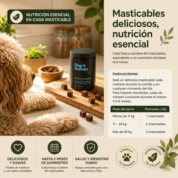 (55% Descuento) Dog Vita+™ | Apoya las Articulaciones, la Digestión y las Defensas