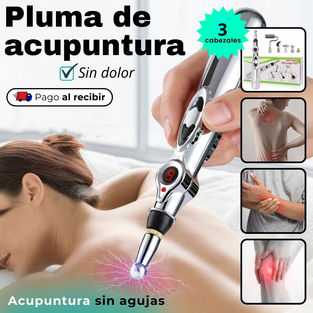 (67% Descuento) Alivio del Dolor Lápiz de Acupuntura 5 en 1 ⚡