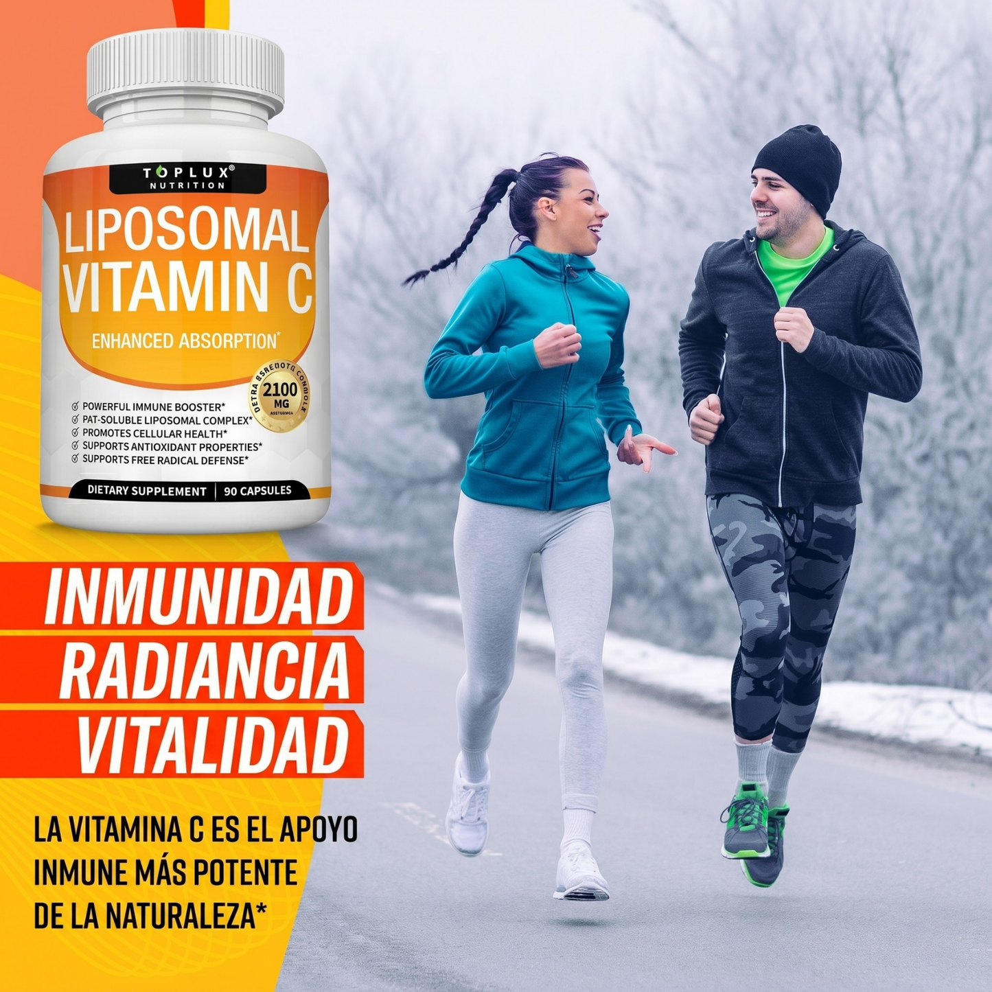 (2x1) Liposomal Vitamina C – Defensas Fuertes + Energía Alta + Piel Radiante