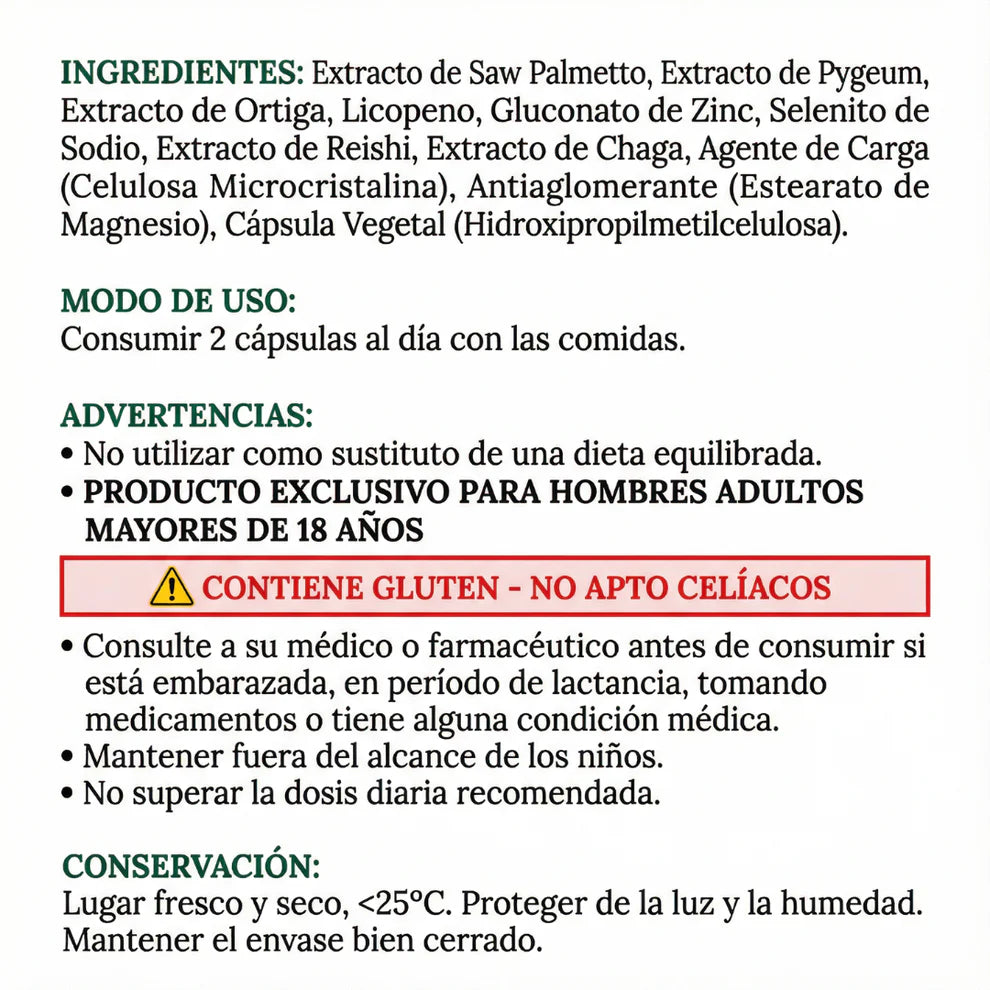 (55% Descuento) ProstaHealth™ | Salud Prostática y Flujo Urinario
