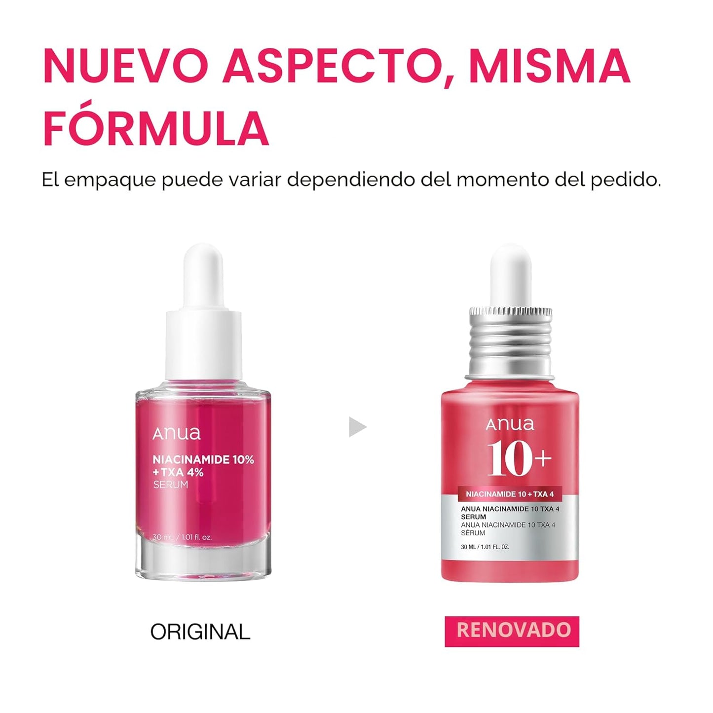 ANUA™ Niacinamida 10% + TXA 4% Sérum | Máxima Luminosidad + Corrección de Manchas