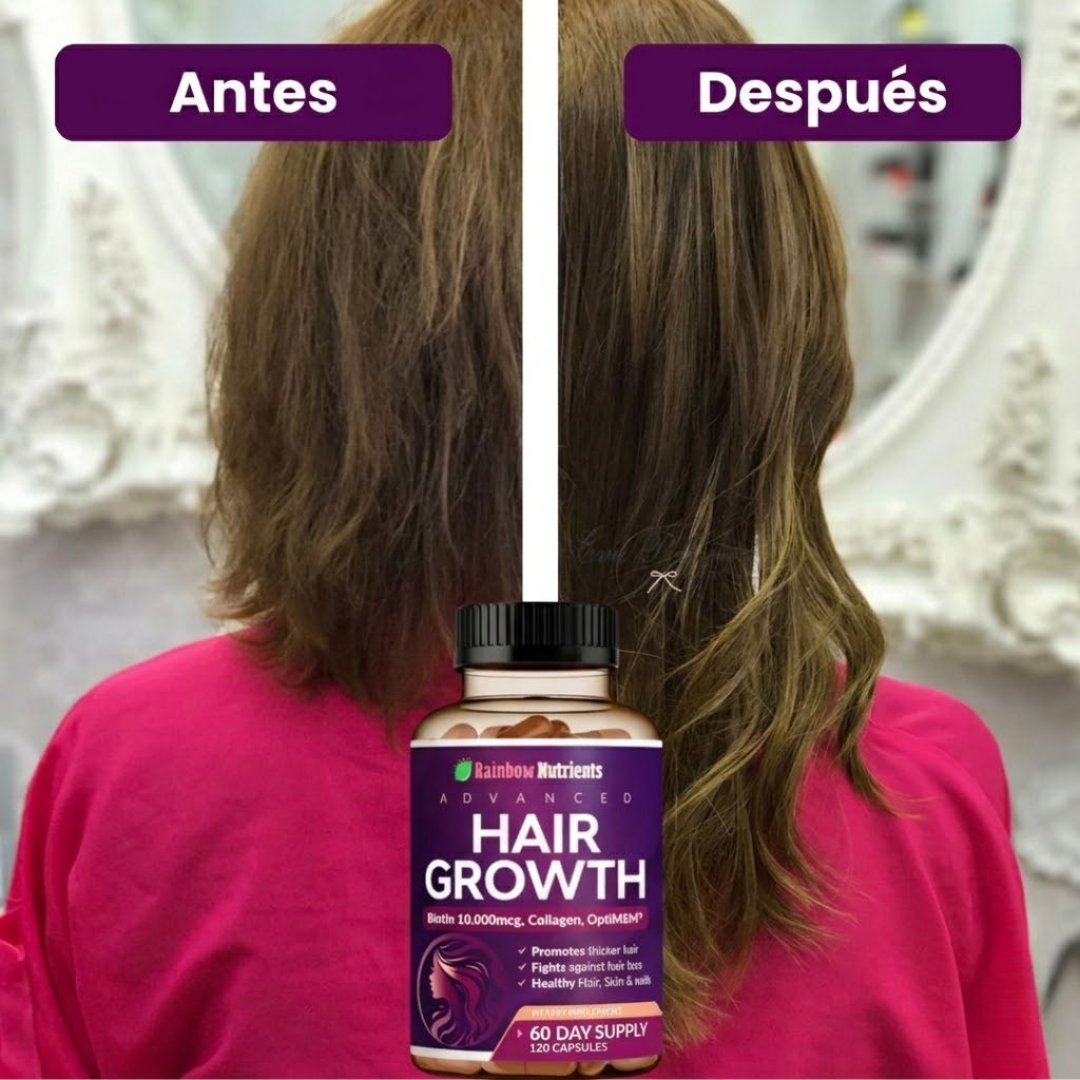 (2x1) Hair Growth™ – Recupera tu Cabello + Crecimiento Acelerado + Volumen Visible