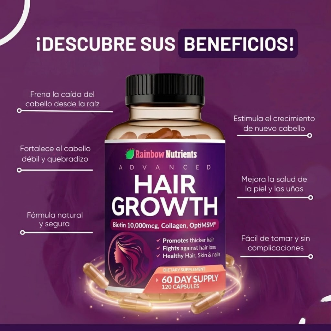 (2x1) Hair Growth™ – Recupera tu Cabello + Crecimiento Acelerado + Volumen Visible