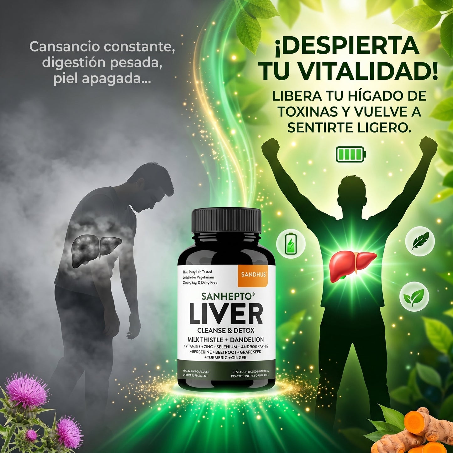(55% DESCUENTO) Liver Detox™ | Desintoxica, Limpia y Regenera Tu Hígado