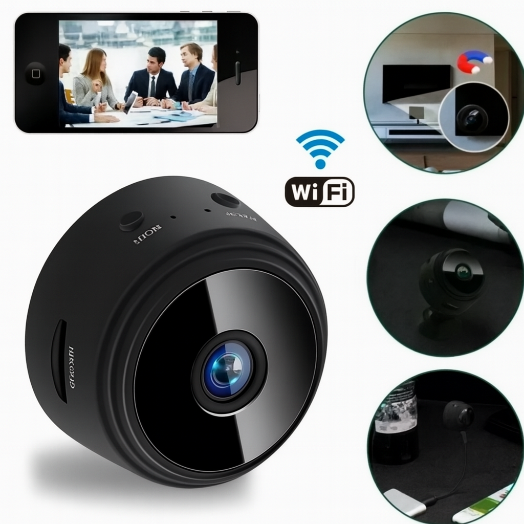 🔒 Mini Cámara Espía Oculta WIFI Full HD!!! oferta 2x1 Pago contra entrega y envió a todo Panamá!!!