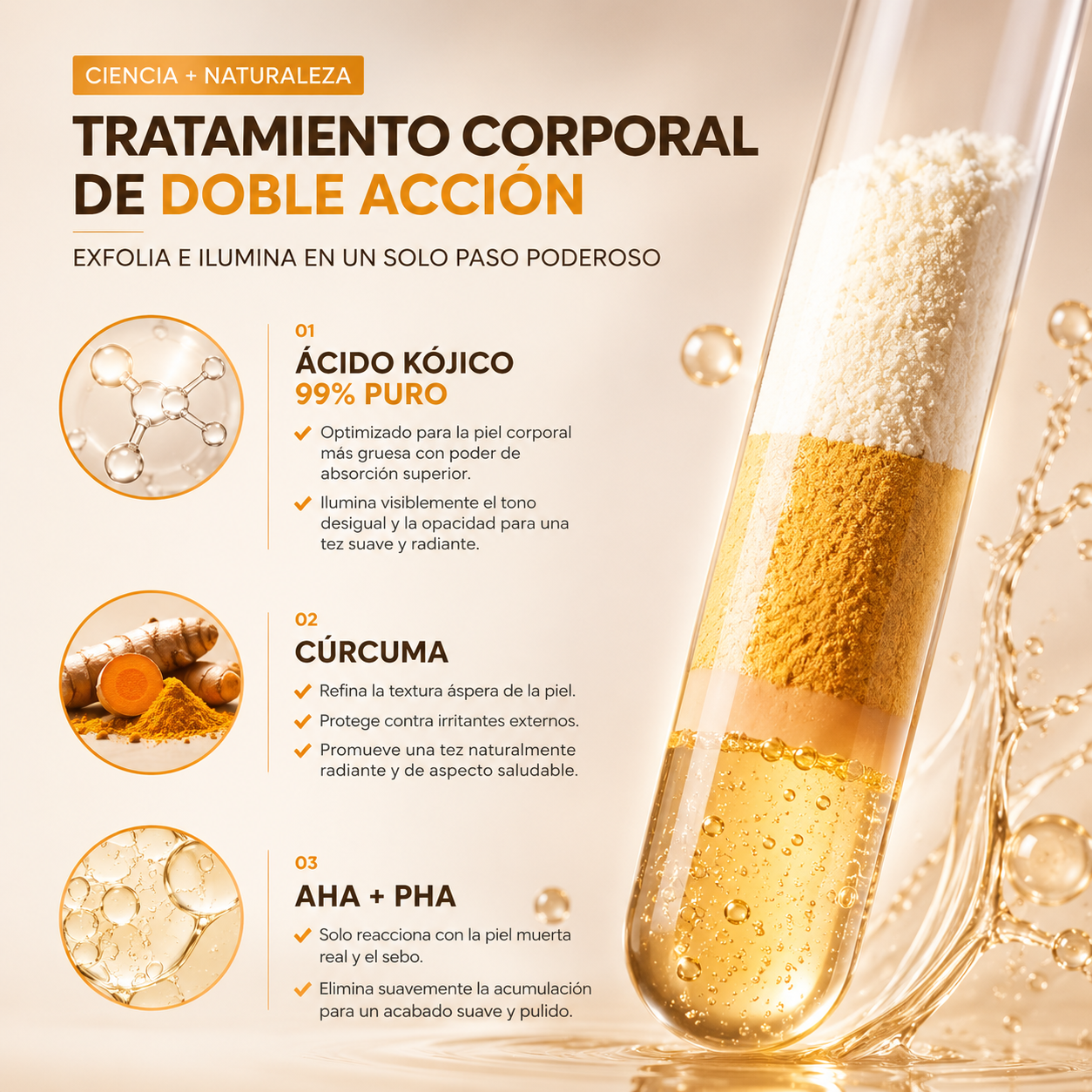 Frasco Dr.Melaxin™ 100% Original - Axilas y Rodillas Más Claras + Piel de Seda + Glow Corporal