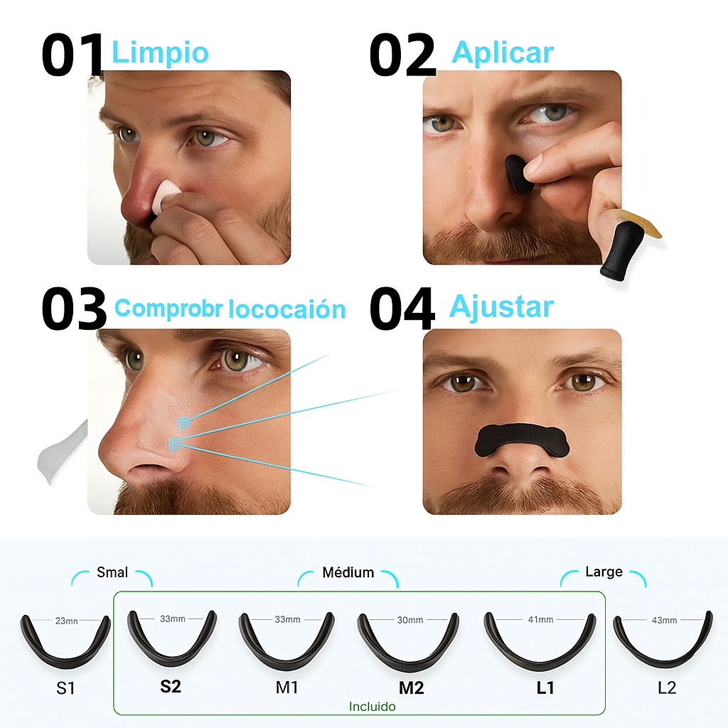 Starter® Kit 30 unidades + 30 de regalo HOY | Dilatador Nasal Magnético Original
