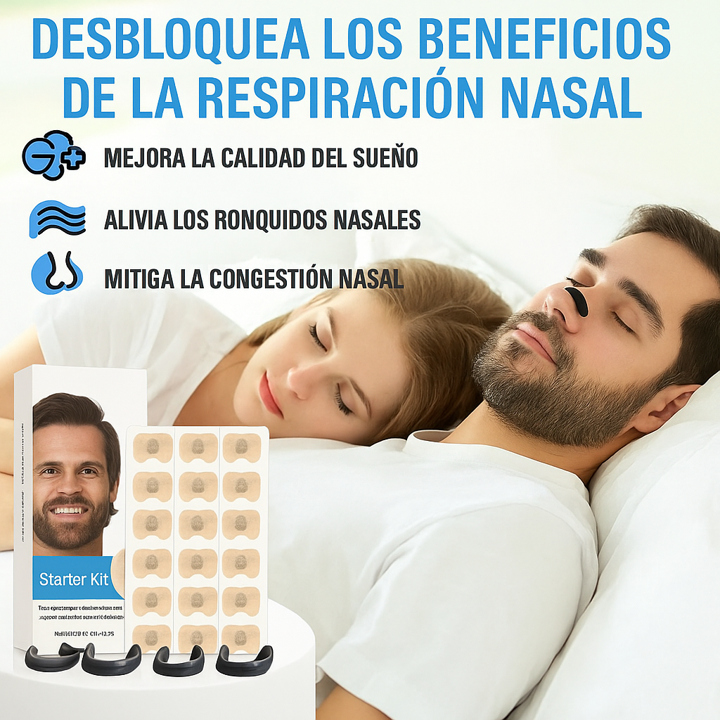 Starter® Kit 30 unidades + 30 de regalo HOY | Dilatador Nasal Magnético Original