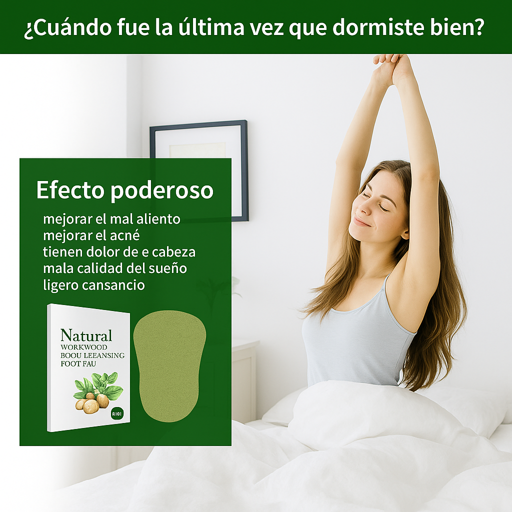 ⭐ Parches Detox Naturales para Pies – Limpieza Profunda Durante la Noche  (Caja con 32 unidades)