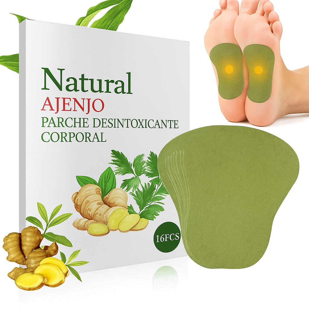 ⭐ Parches Detox Naturales para Pies – Limpieza Profunda Durante la Noche  (Caja con 32 unidades)