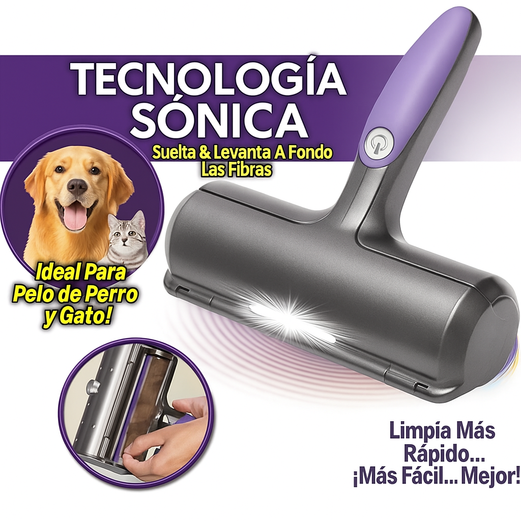 Soni® Technology Removedor de pelo en ropa y mascotas importado... Pago contra entrega y envió gratis en Panamá....