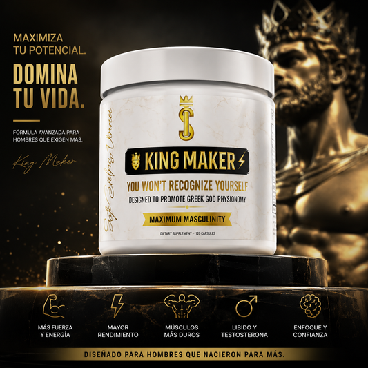(2x1) King Maker™ |100% Original Potencia Masculina + Máximo Rendimiento