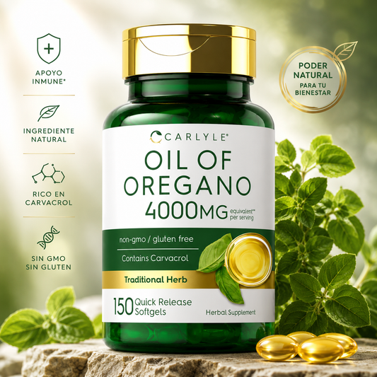 (2x1) Carlyle™ Aceite de Orégano  original Defensas Fuertes + Protección Natural