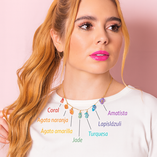 Collar 7 Chakras Largo- Armonía, Energía y Equilibrio Interior... Pago contra entrega y envió gratis en Panamá