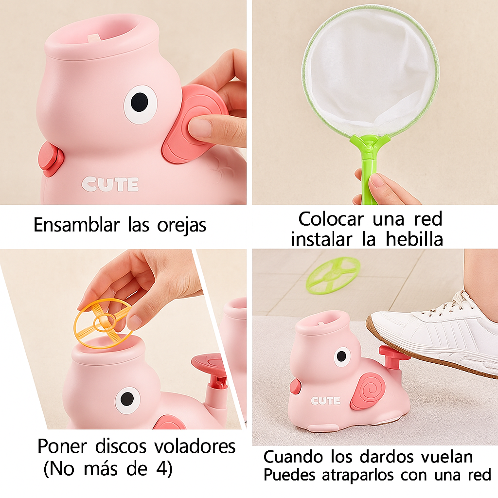 Juguete Lanzador de Discos Voladores Kaodezhu para Niños – Juego Interactivo STEM, Interior y Exterior.... Pagon contra entrega y envió gratis en Panamá...