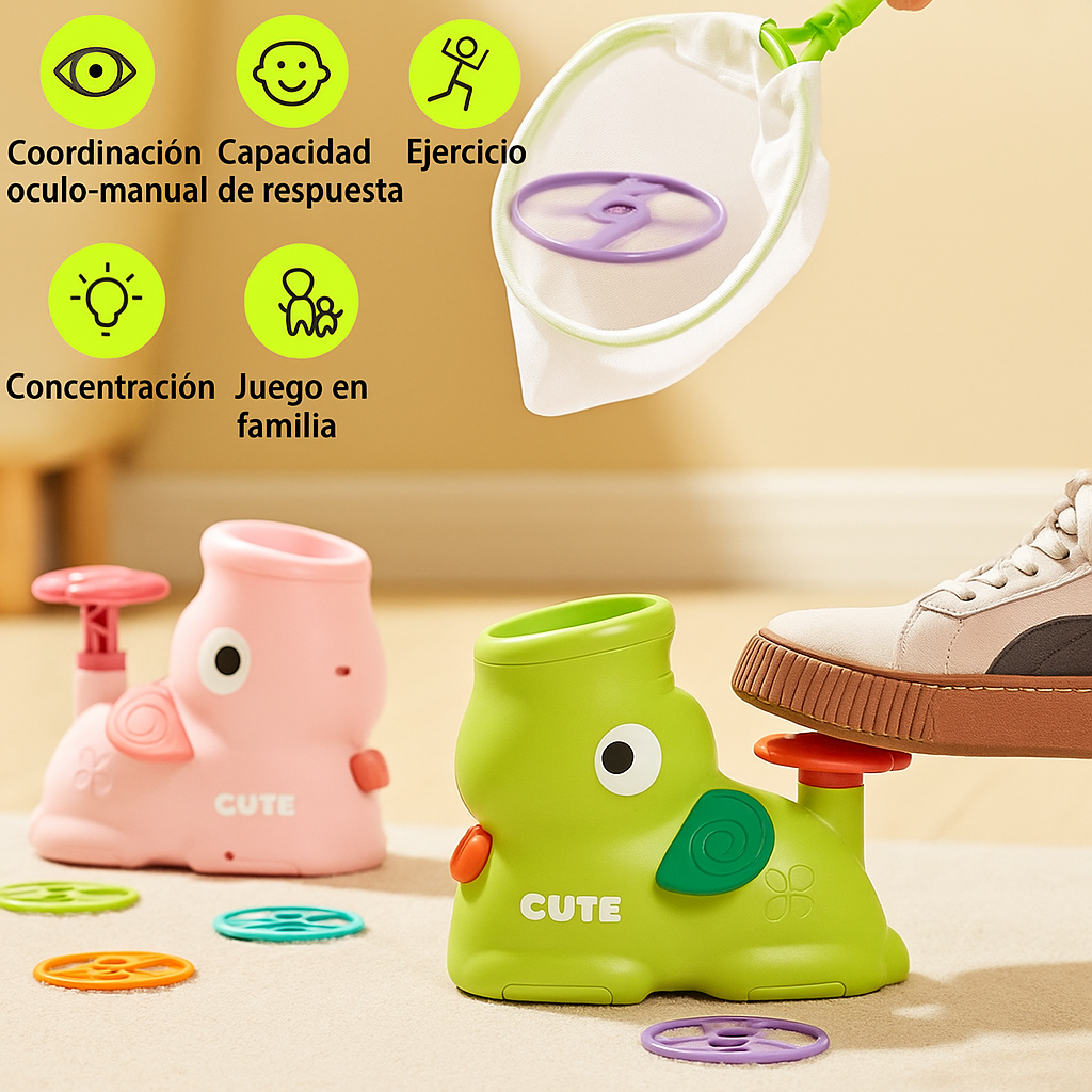 Juguete Lanzador de Discos Voladores Kaodezhu para Niños – Juego Interactivo STEM, Interior y Exterior.... Pagon contra entrega y envió gratis en Panamá...